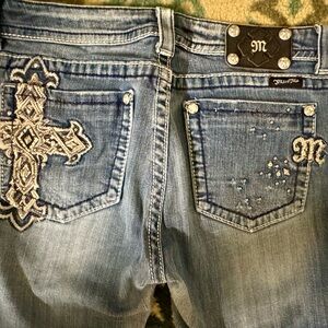 Women’s Miss Me Easy Boot Stretch Mid-Rise Jeans 29 31 x 31
